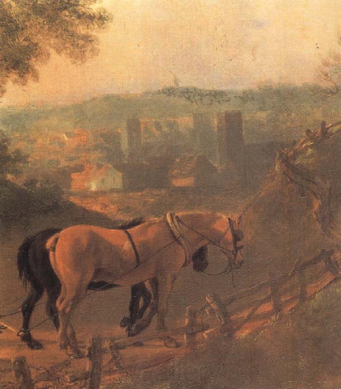 Thomas Gainsborough Detail of Landscape with a Woodcutter courting a Milkmaid